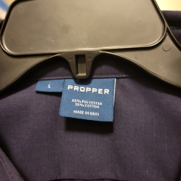 Blue uniform shirt by Proper - Picture 3 of 4